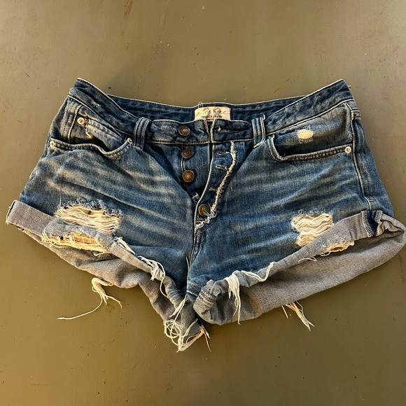 We Are The Free (Free People) shorts. Size 28. Fly button shorts. - Picture 1 of 4